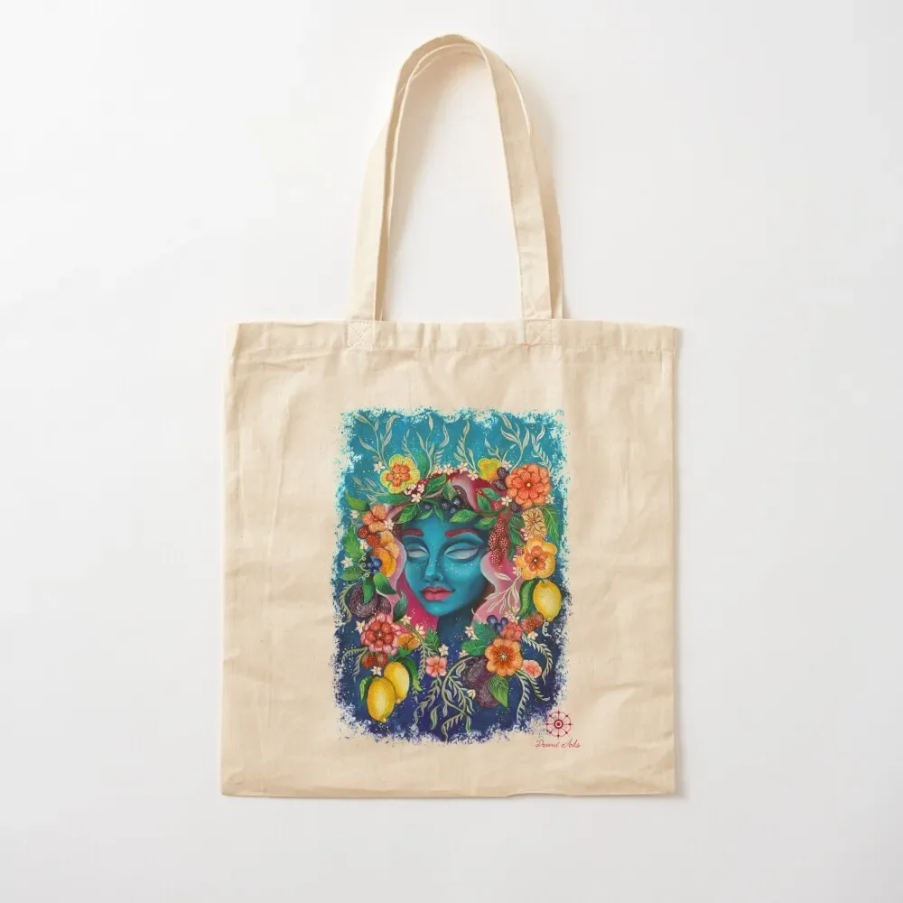 

Inner growth- Flower Girl Tote Bag tote bag Candy bags Canvas Handbags women Tote Bag