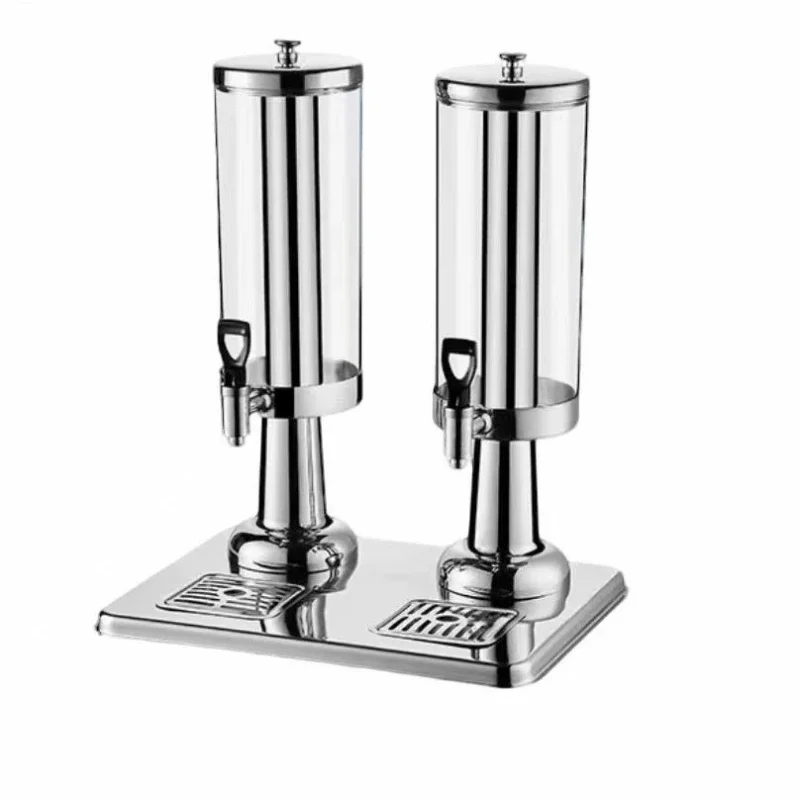 Stainless steel juice tripod single double head 3L commercial juice bucket beverage machine