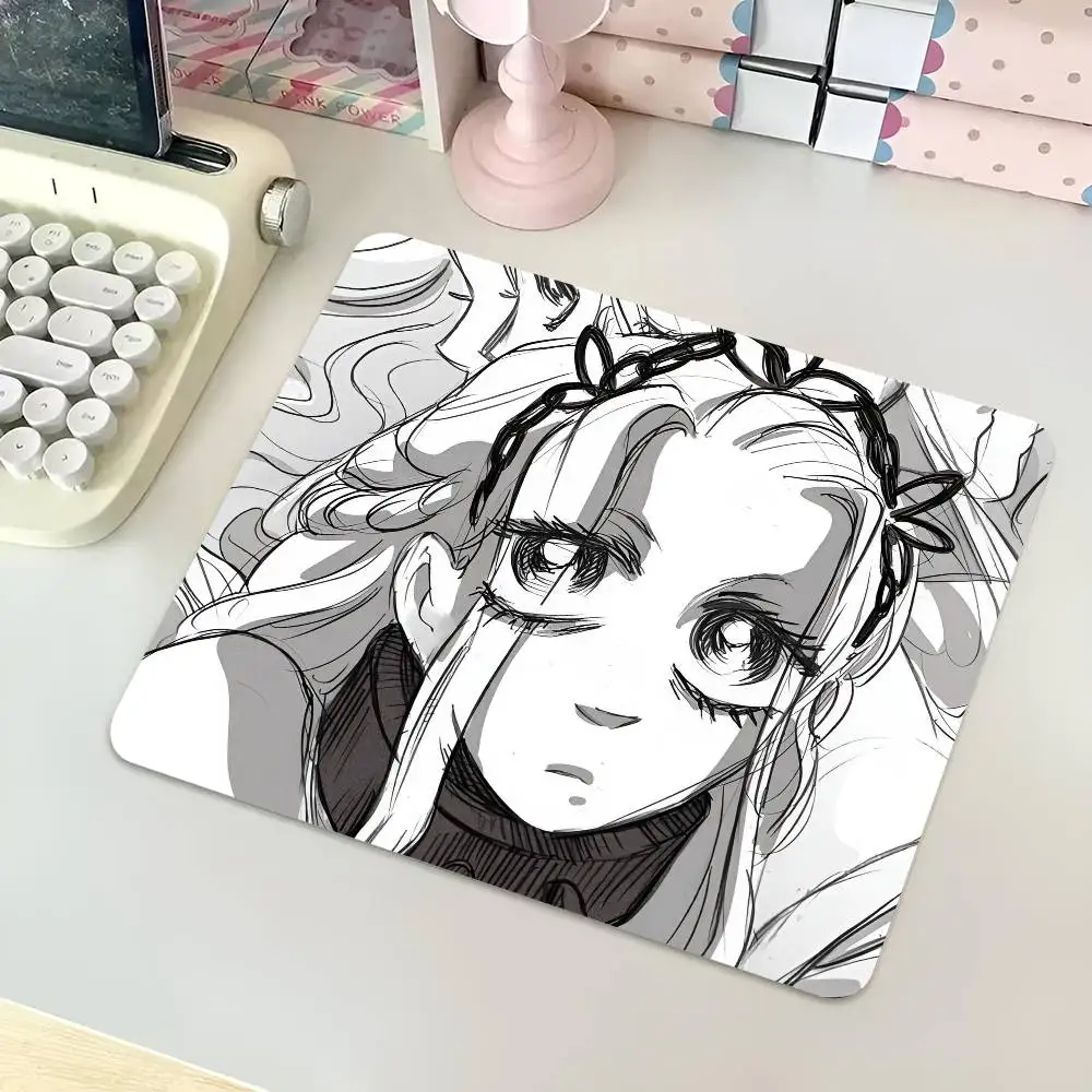 1pc S-Slay The Princess Small Mousepad Keyboard Pad Laptop Cushion Non-slip Deskpad