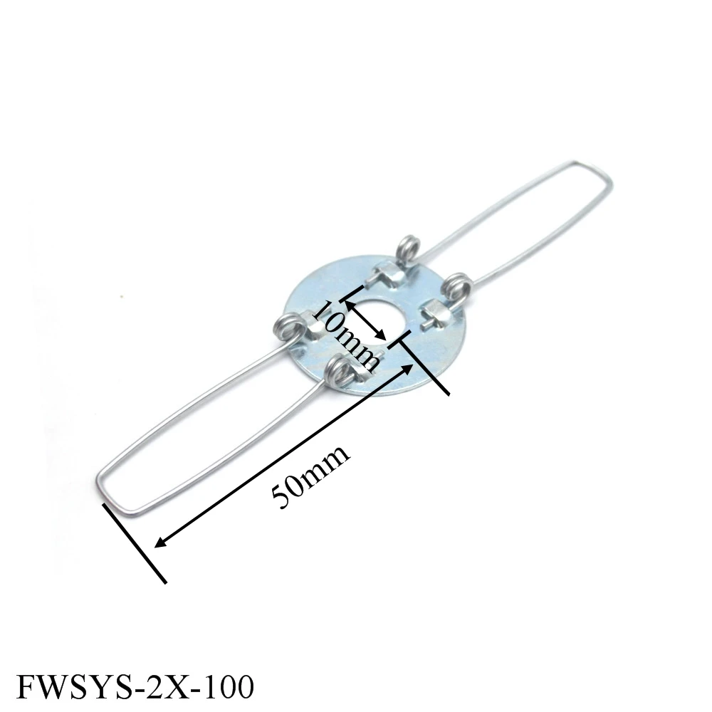 Lampy DIY akcesoria 2 ramiona 3 ramiona sprężyny klosz szklany konopie piłka stentu karty żyrandol klamra mocowania mocowania zacisk sprężynowy