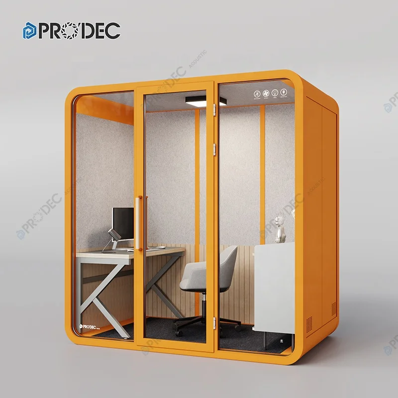 Soundproof Indoor Mobile Work Space Office Pod Meeting Work Pods Phone Study Cabin Booth for Sale