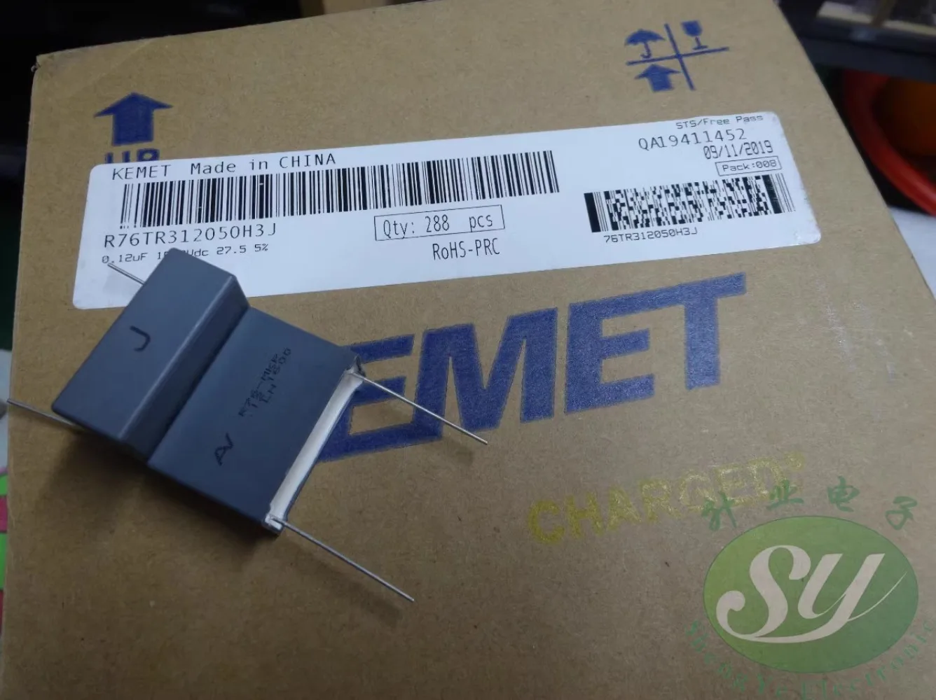 

5PCS AV R76 0.12uf/1600V 120nf u12 124 MKP New 28mm film capacitor