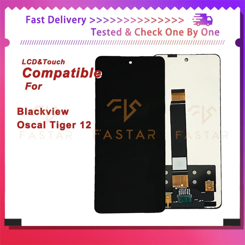 

Tiger12 6.78"Tested For Blackview Oscal Tiger 12 LCD Display Touch Digitizer Assembly Replacement Phone Screen Oscal Tiger12 lcd