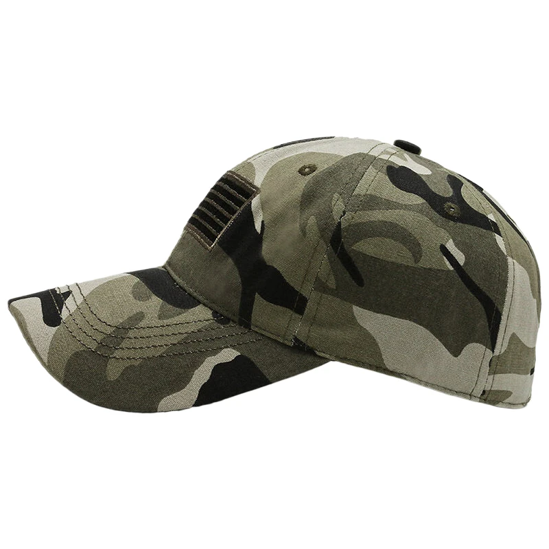 2024 New Designer Men\'s Military Tactical Baseball Cap Camouflage  Bone Black Green Hunting Hats For Men Casquette Homme