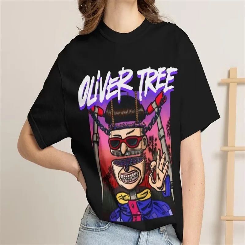 Oliver Tree Merch T-shirt Men Short Sleeve Tee Unisex Tops Clothes Causal Female Y2K Tops