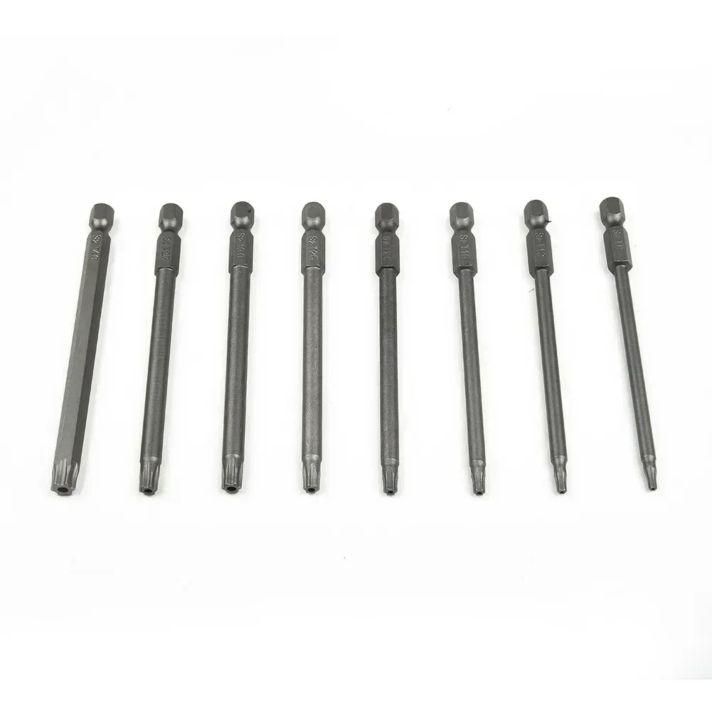 100mm Magnetic Torx Screwdriver Bit T8-T40 Electric Screwdriver Bit T8/T9/T10/ T15/T20/T25/T30/T40  Screwdriver Head Bits