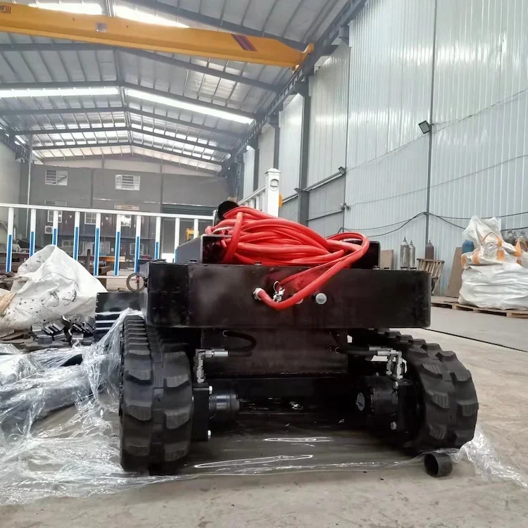 Rubber Tracked Underwater dredging robot  Rubber Track pipe cleaning automatic machine robot