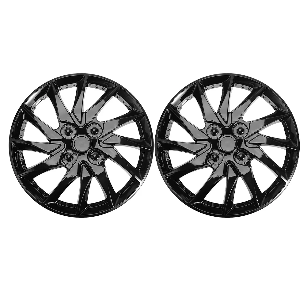 

2Pcs Decorative Hub Covers for Cars 14 Inch Lightweight Durable Automotive Wheel Hub Caps Wheel Rim Covers Protective