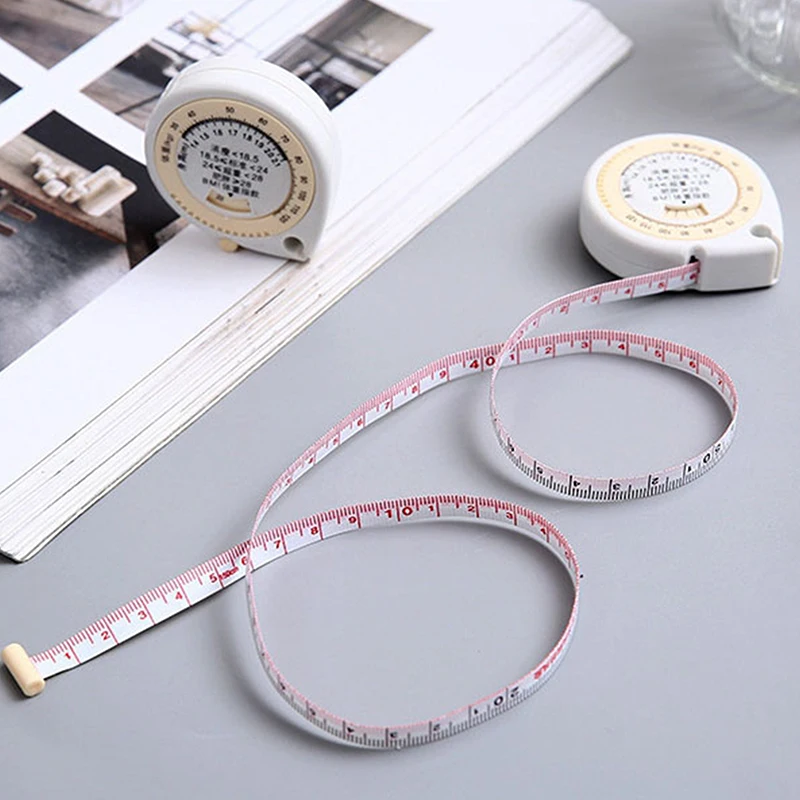 1.5M Automatic Telescopic Tape Measure Fitness Measuring Tape Centimeter Meter Tapes Metric Tape Ruler For Body Tailor Sewing