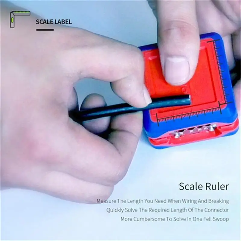 Stripping Pliers Automatic 0.2-6 Square Mm Cutter Cable Scissors Wire Stripper And Cutter With Scale Ruler Clipper Repair Tool 