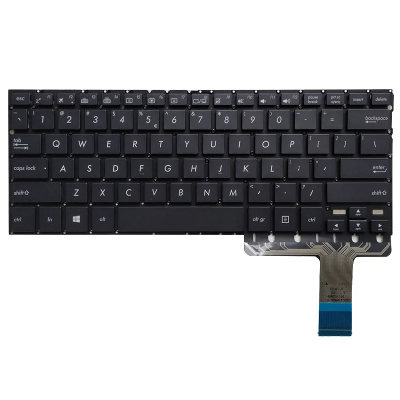 New US laptop Black keyboard  for ASUS UX330 UX330C UX330UA UX330CA English keyboard with backlit no frame