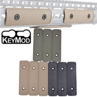 Tactical Keymod Rail Cover Kit 3Pcs 10cm Long Nylon Hand Protector Stop Accessories Picatinny Rail for AR15 M4 M16 HK416