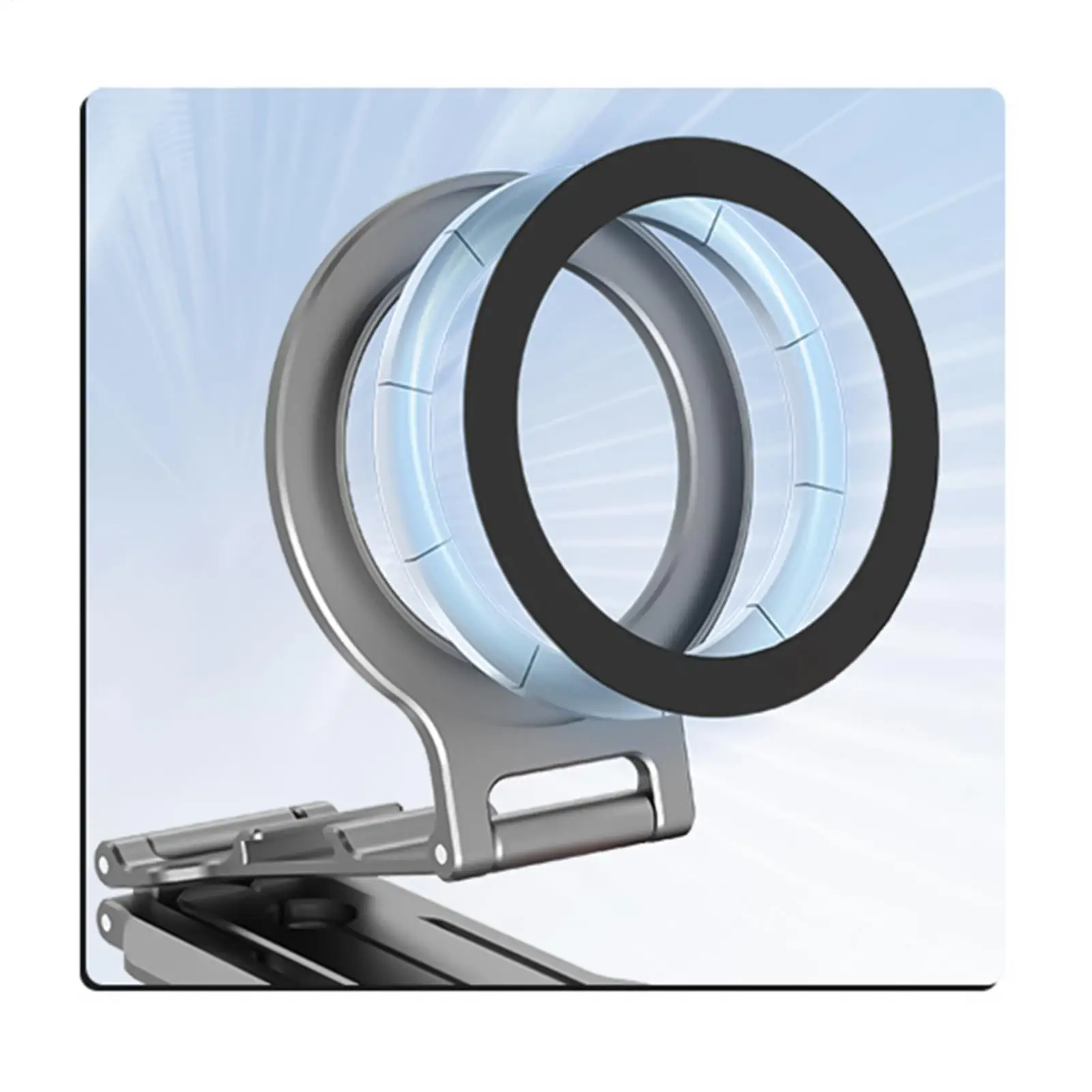 Tripod For Phone Travel Magnetic Foldable Holder Phone Stand For Selfie Video Recording Content Creation Filming Gym Travel Vlog