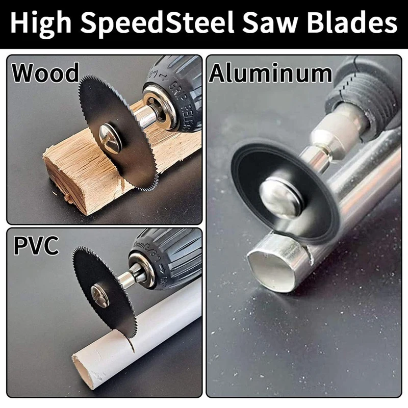 B62B 32pcs Cutting Discs for Rotary Tool, 3 Different Saw Blades to Meet Your Different Needs, Cutting Wheel Set view 2