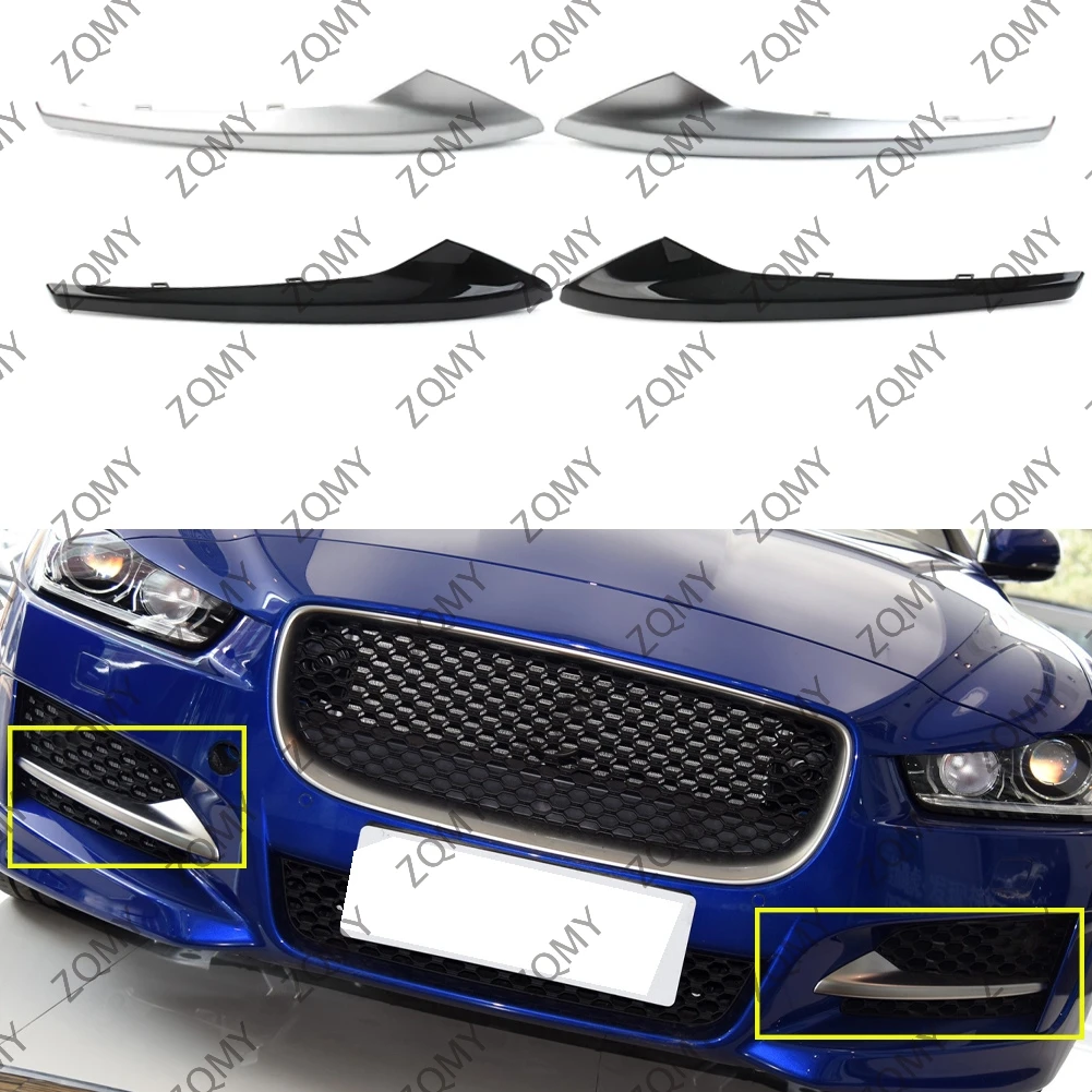 

1pcs Car Front Bumper Outer Grill Cover Decoration Trim For Jaguar XE R-Sport 2015 2016 2017 2018 2019 T4N5890 T4N5888