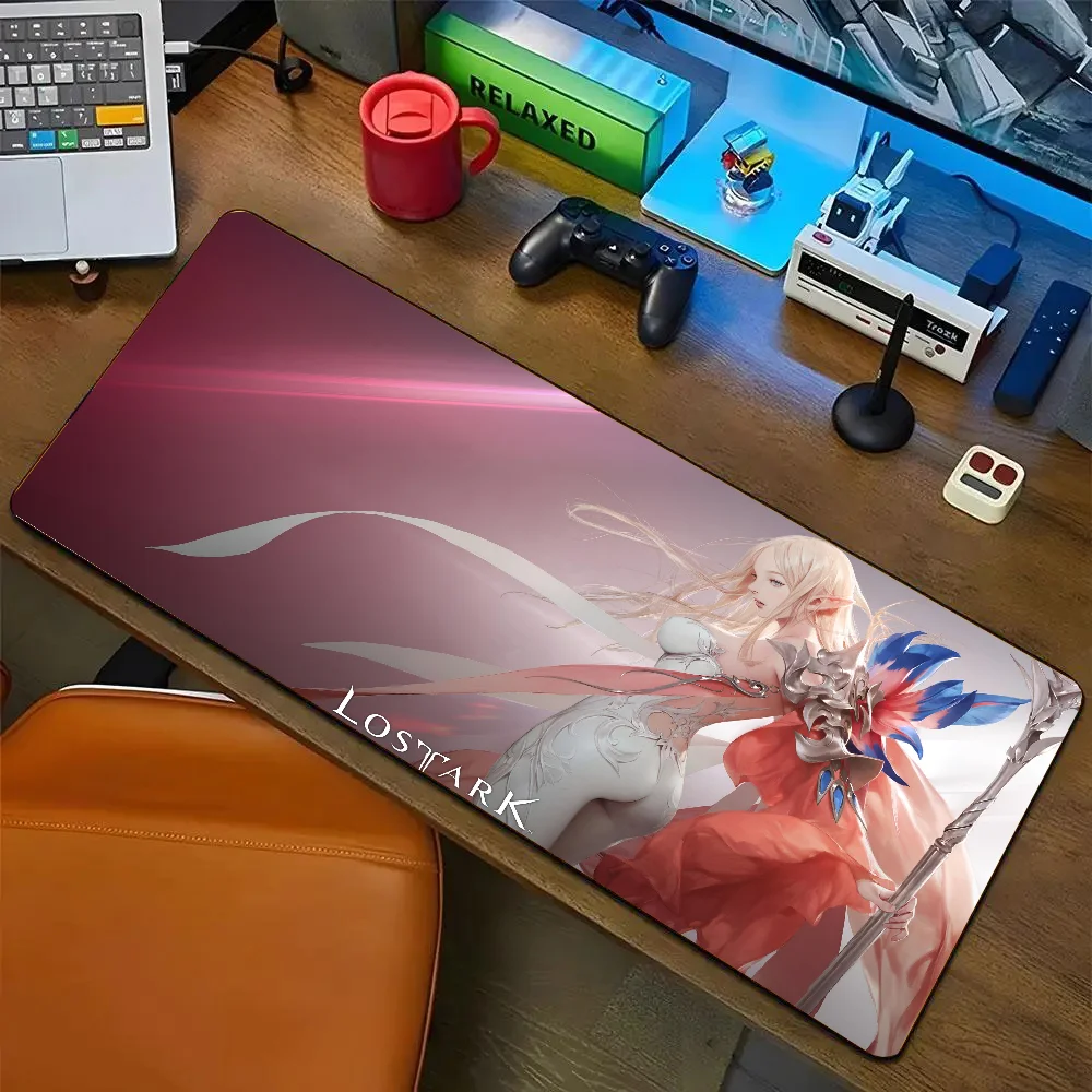 1pc Game Lost Ark Non-slip Mouse Pad Suitable For Office Computers Laptops E-sports Game Desk Mats XXL Keyboard