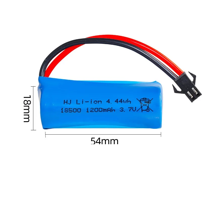 Akumulator litowo-jonowy 18500 3,7 V1200 mAh do samochodów wywrotki RC Akumulator do zabawek RC Akumulator do samochodów czołgowych