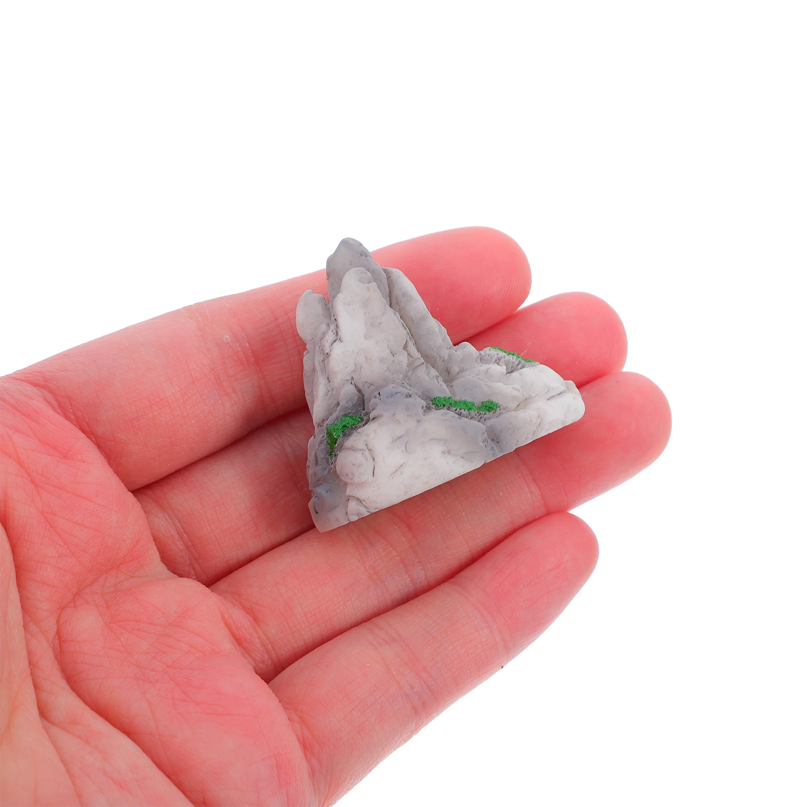 

4Pcs Miniature Bonsai Rockery Resin Statue Indoor Garden Ornament Fish Tank Landscaping Decoration DIY Artificial Mountain