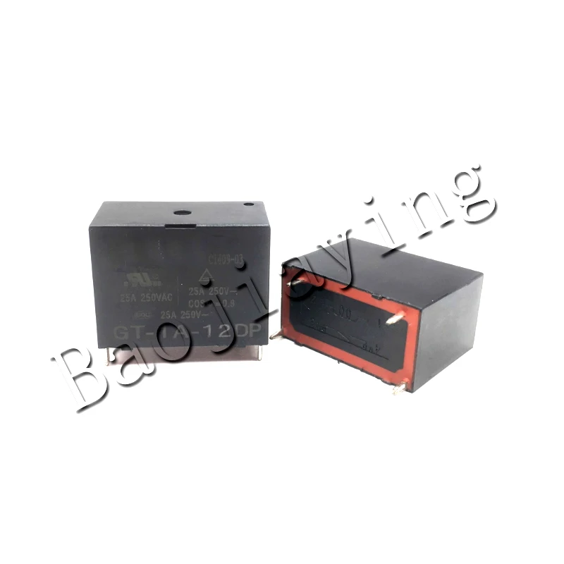 5PCS/Lot GT-1A-12D GT-1A-12DP Air conditioning water heater motherboard relay 12V 25A