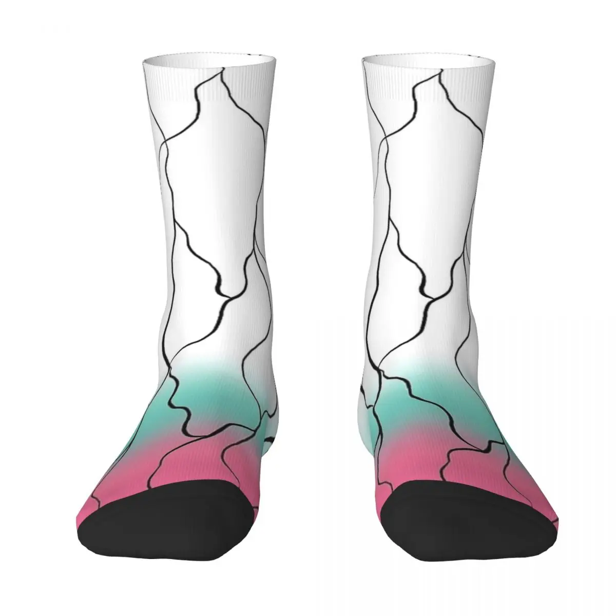 Shinobu Kochou Butterfly Socks Demon Slayer Kimetsu No Yaiba Anime Vintage Stockings Couple Climbing Socks Anti Slip Socks