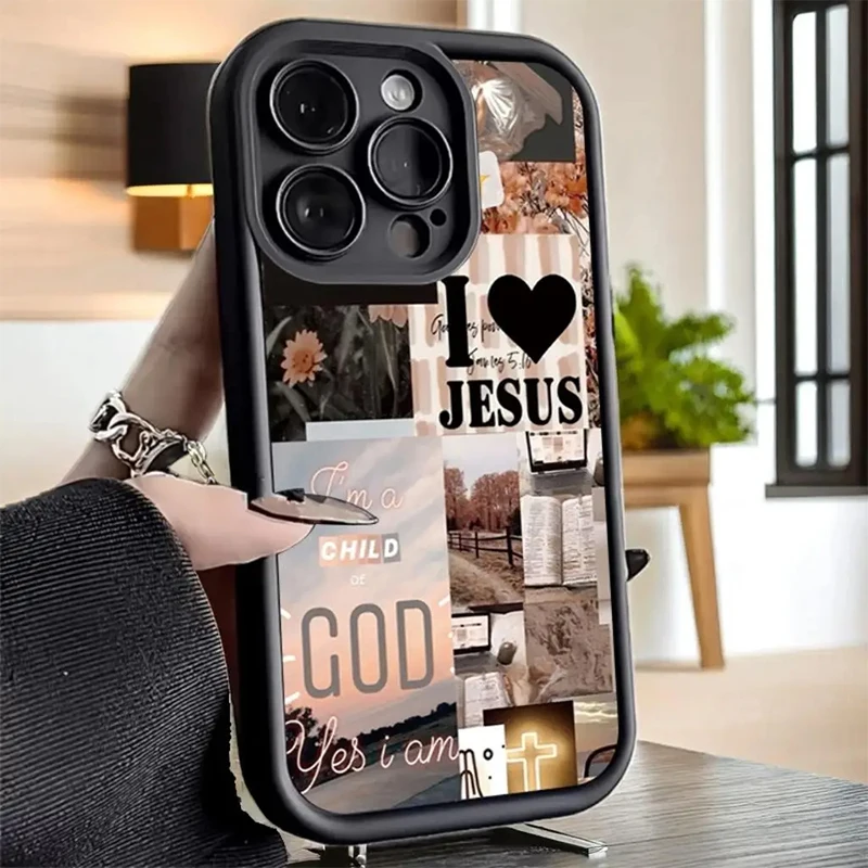 Scripture Cross Case for Samsung Galaxy A53 A50 A50S A36 5G A35 A34 A33 A32 A30 A26 A24 A23 A22 A20 A16 A15 A14 A13 4G Cover