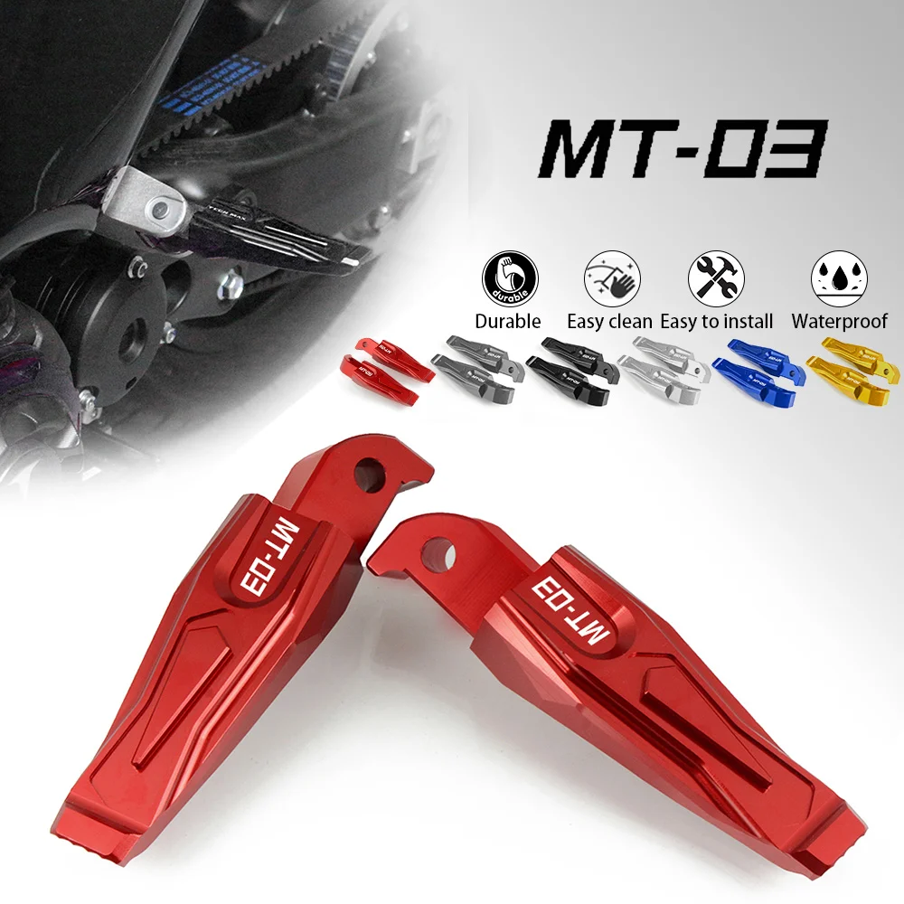 

Motorcycle Accessories mt03 MT-03 Folding Rearset Foot Pegs CNC Aluminum For Yamaha MT03 2013 2014 2015 2016 2017 2018 2019 2020