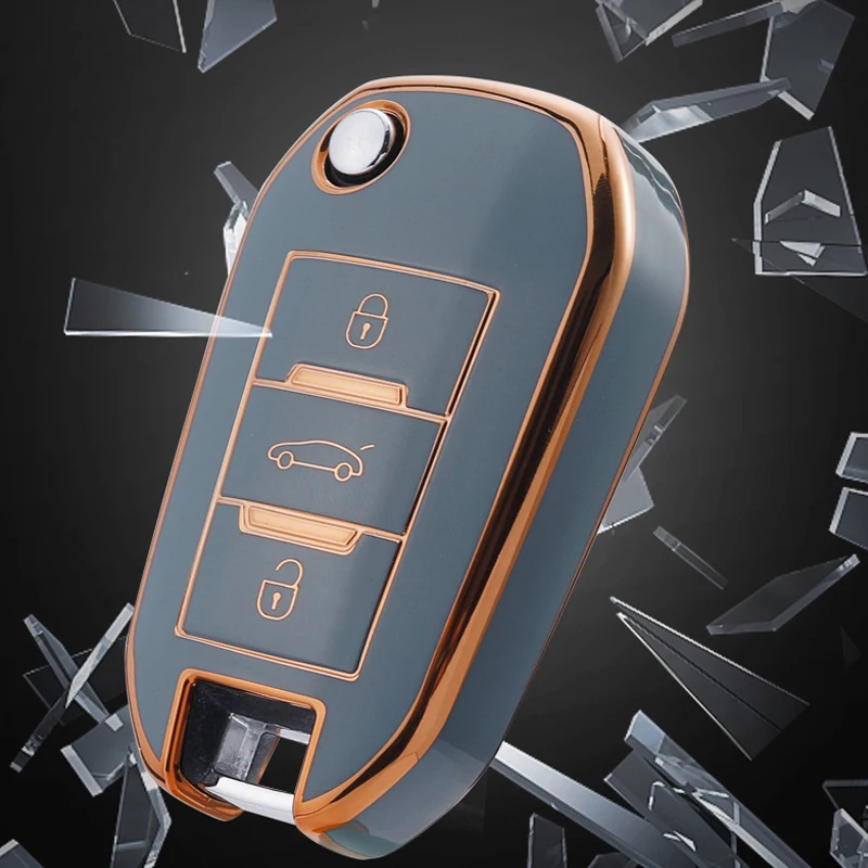 TPU Auto Remote Key Fall Abdeckung Shell Für Peugeot 107 206 208 306 307 308 2008 3008 4008 5008 RCZ citroen C1 C2 C3 C4 C5 KAKTUS C8