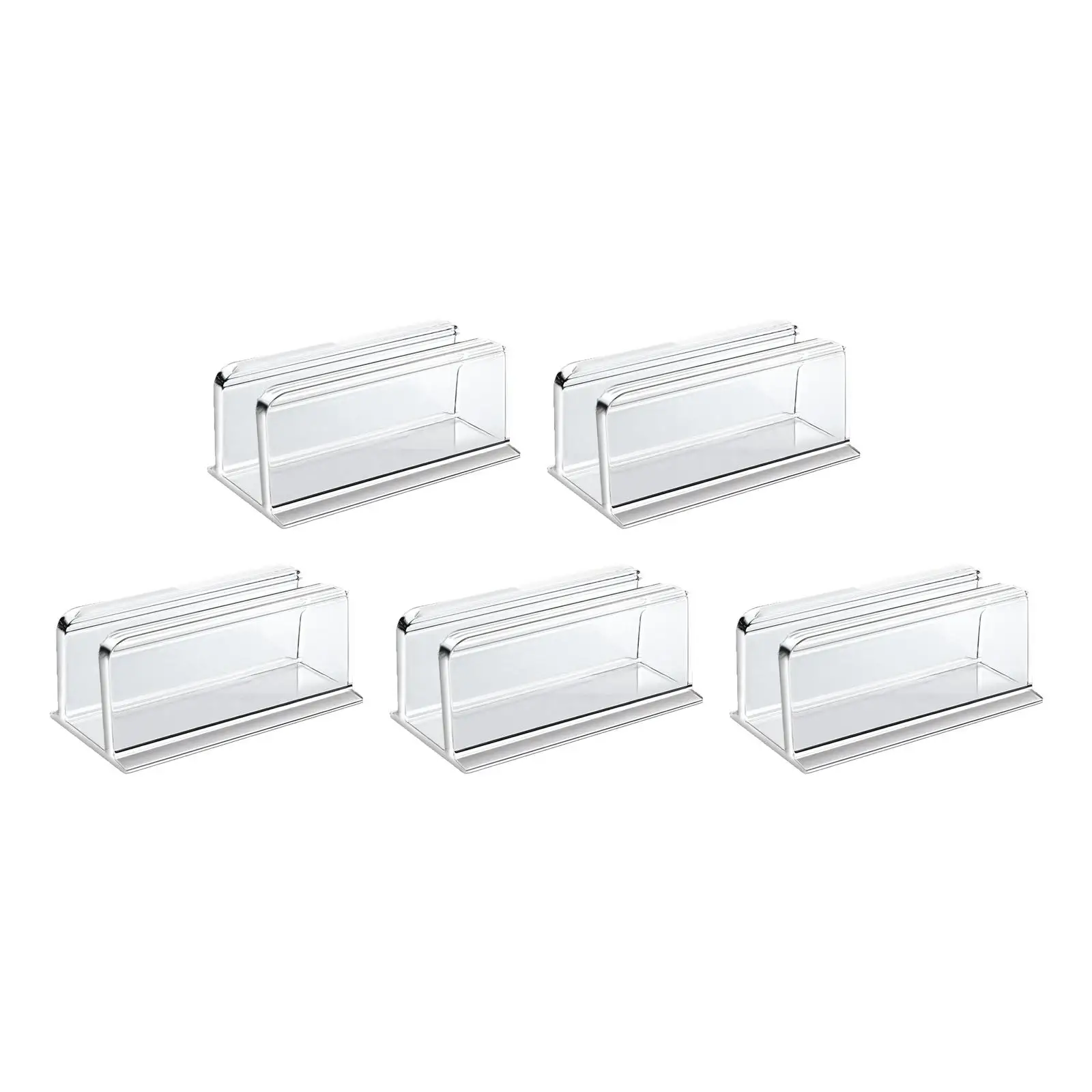 5x Neon Rope Light Clips Clear Easy to Install Compact Accessories Mounting Brackets Install Fixing Clips for Ceiling Glass Wall