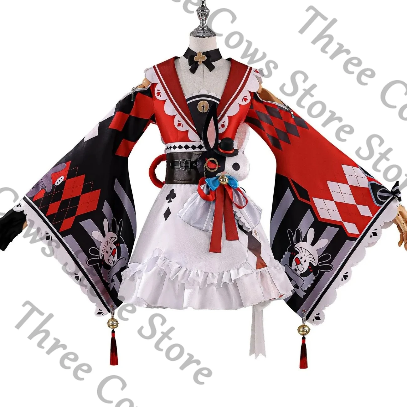 

Костюм для косплея по аниме Honkai: Star Rail Sparkle: цельное платье, шапка, чулки, ожерелье, перчатки, аксессуары, реквизит, подарок