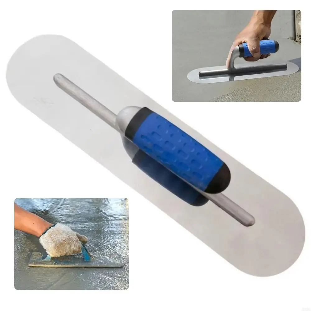 

Rust Resistant Rounded Corner Trowel Comfortable Grip Smooth Plastering Building Plastering Trowel Ergonomic Handle