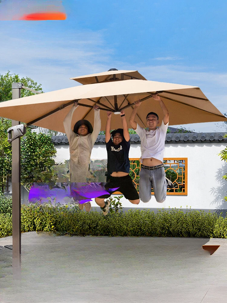 

Sunshade outdoor umbrella courtyard umbrella villa garden terrace big sun shed commercial stall outdoor Roman