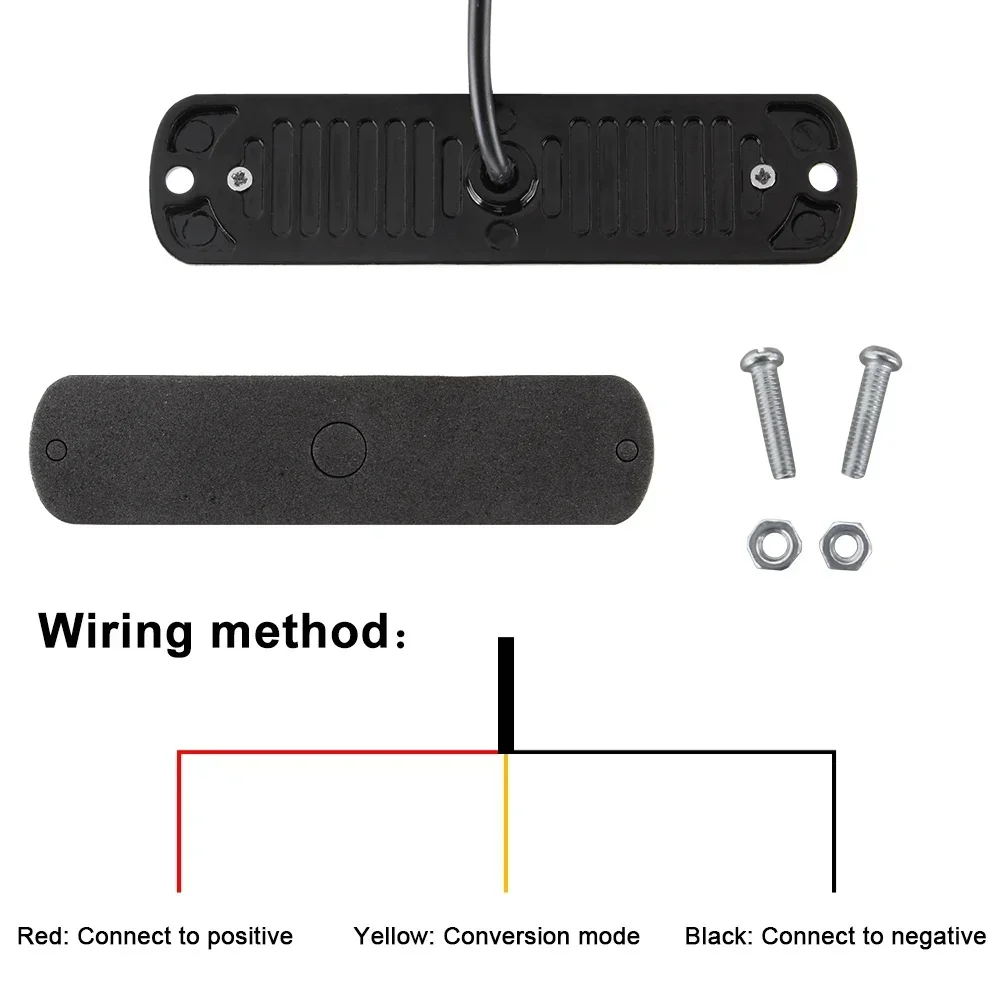 6 LED رقيقة جدا سيارة مصبغة مصباح إشارة مقاوم للماء مصباح تحذير الطوارئ led مقطورة مصباح شاحنة وقوف السيارات مصباح إشارة Sidelight #3