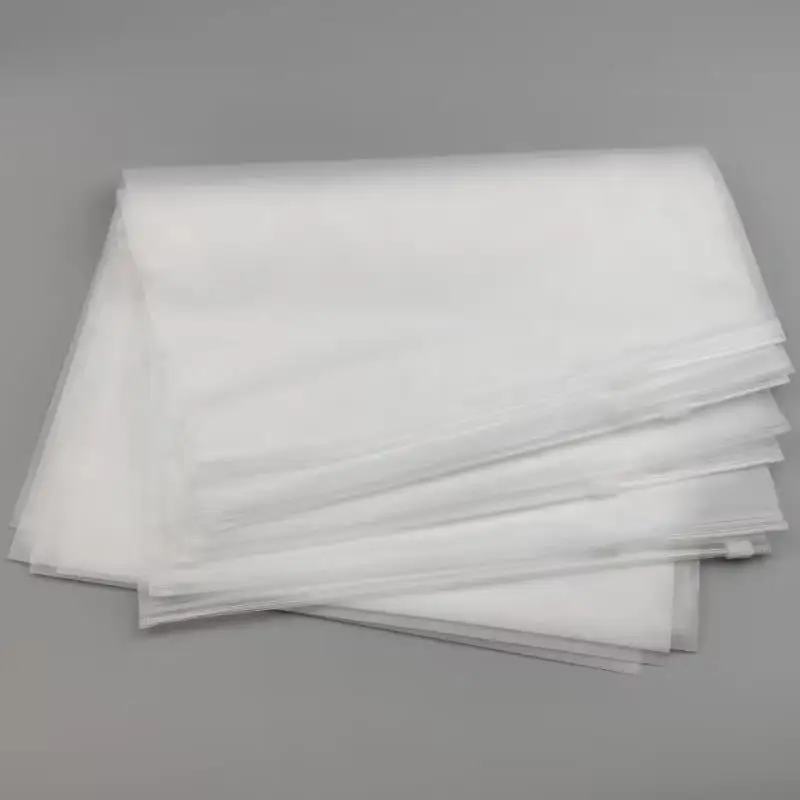 

ziplock bag 50 pcs 12 wire plastic clear frosted packing storage for clothes small business factory outlet package shipping