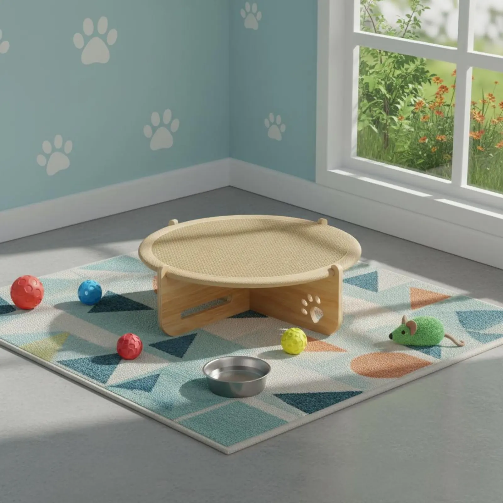 2-in-1 Cat Scratcher & Cooling Bed 5