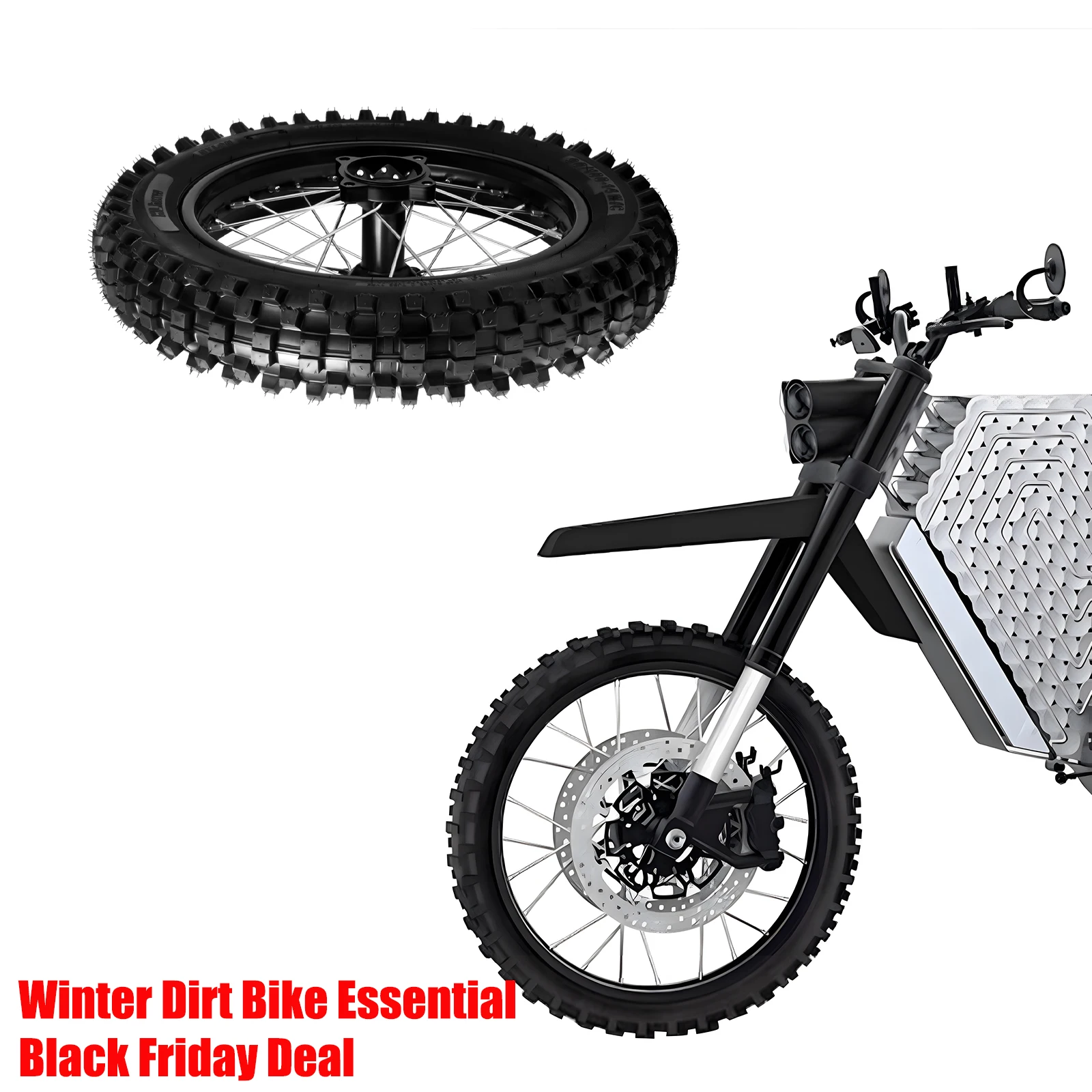 

Winter Dirt Bike Essential Black Friday Deal: 90/100-14 Задняя шина C Tube Type M8 для CRF70, TTR100, KLX100 и многого другого