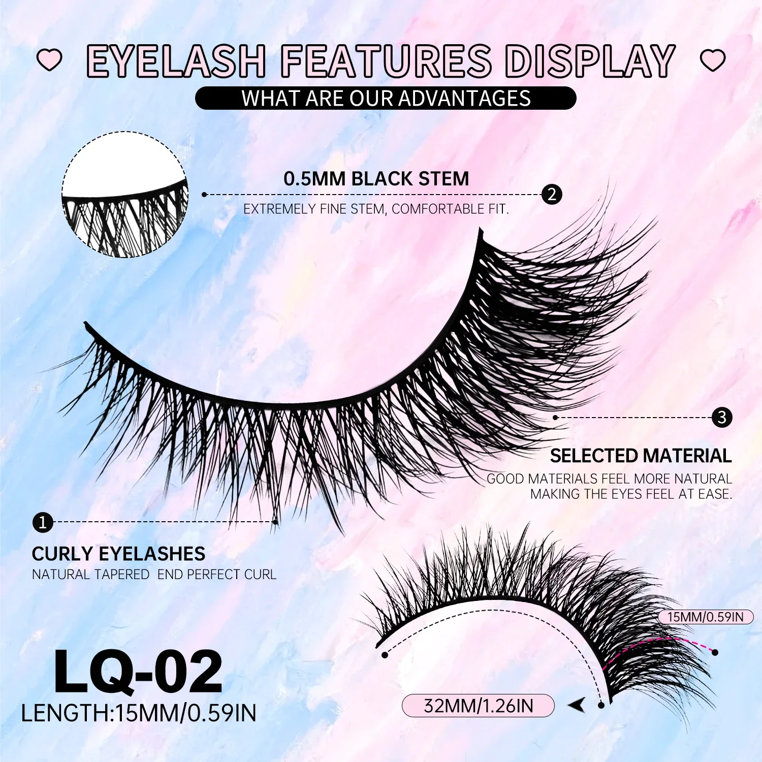 GROINNEYA つけまつげ キャットアイ ふわふわ フェイクミンクまつげ ウィスピーまつげ ナチュラルふわふわ 3Dミンクつけまつげ メイクアップ