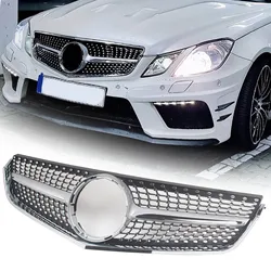 Car Racing Grills Front Radiator Bumper Grille Grill For Mercedes Benz W207 C207 E Class Coupe 2009-2013 Auto Tuning Accessories