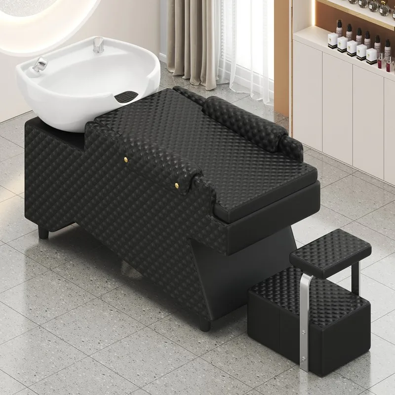 Hot Sale Modern Portable Barber Beauty Salon Hair Washing Basin Spa Barber Hairdressing Shampoo Bed