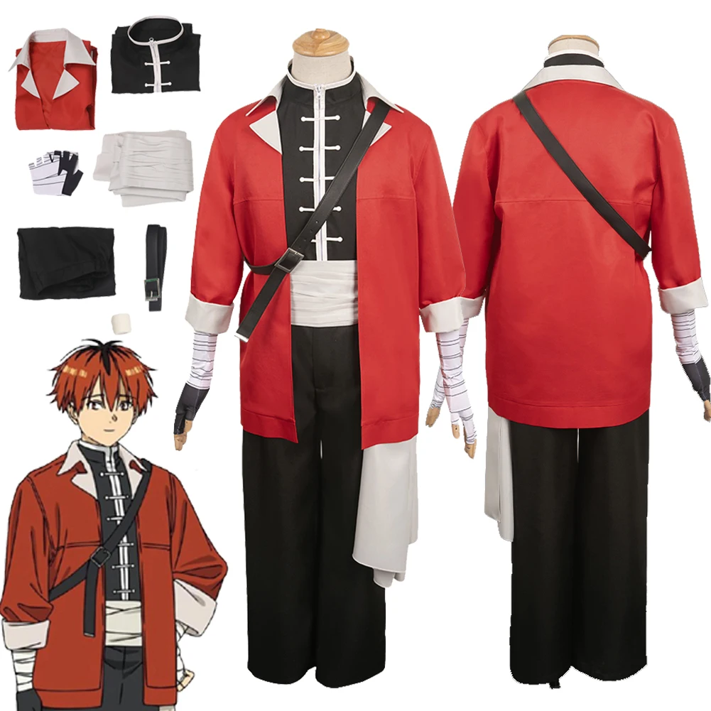 

Anime Sousou No Frieren Cosplay Stark Costume Coat Outfits Boys Men Adult Halloween Carnival Party Disguise Roleplay Suit