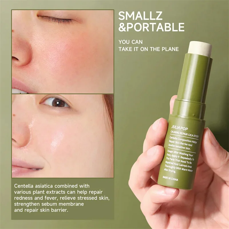 Repair Facial Redness Multi Bounce Balm Stick Centella Asiatica  Moisturizing Repair Soothing Sensitive Skin Korean Cosmetics