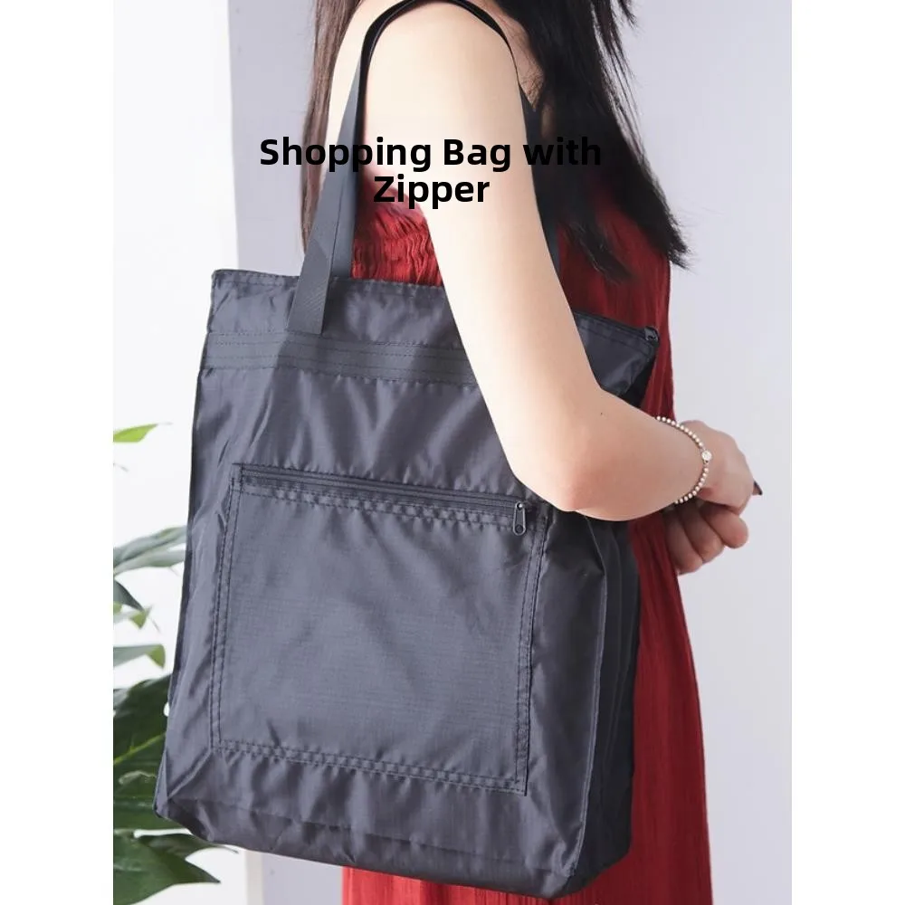 Oxford Cloth Eco-friendly Shopping Bag Large Capacity Portable Canvas Vegetable Buying Handbag Women's Fashion Spring Season