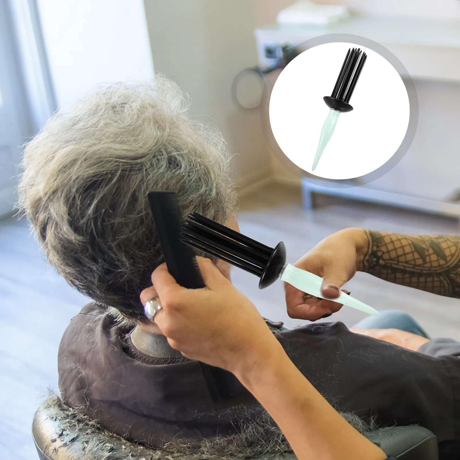 Volume Comb Comb for Effortless Curl Definition Bouncy Curls Waves Styling Tool Compatible with Dryer Iron Anti Static Portable