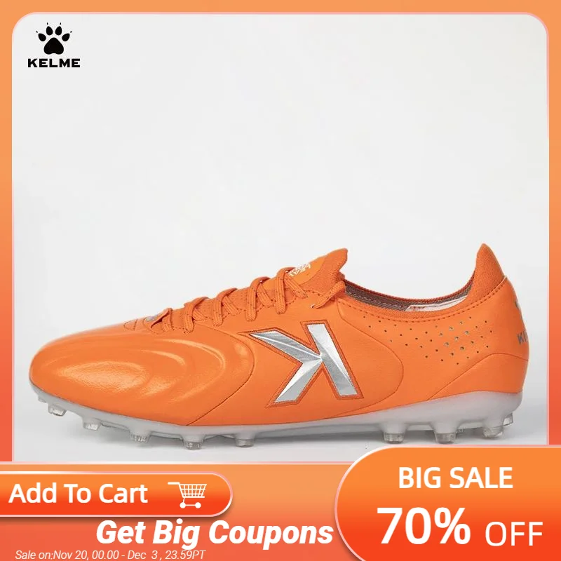 

KELME MG Adult Soccer Shoes Kangaroo Leather Professional Training Football Shoes Holy Grail Series Slip-Resistant Football Boot
