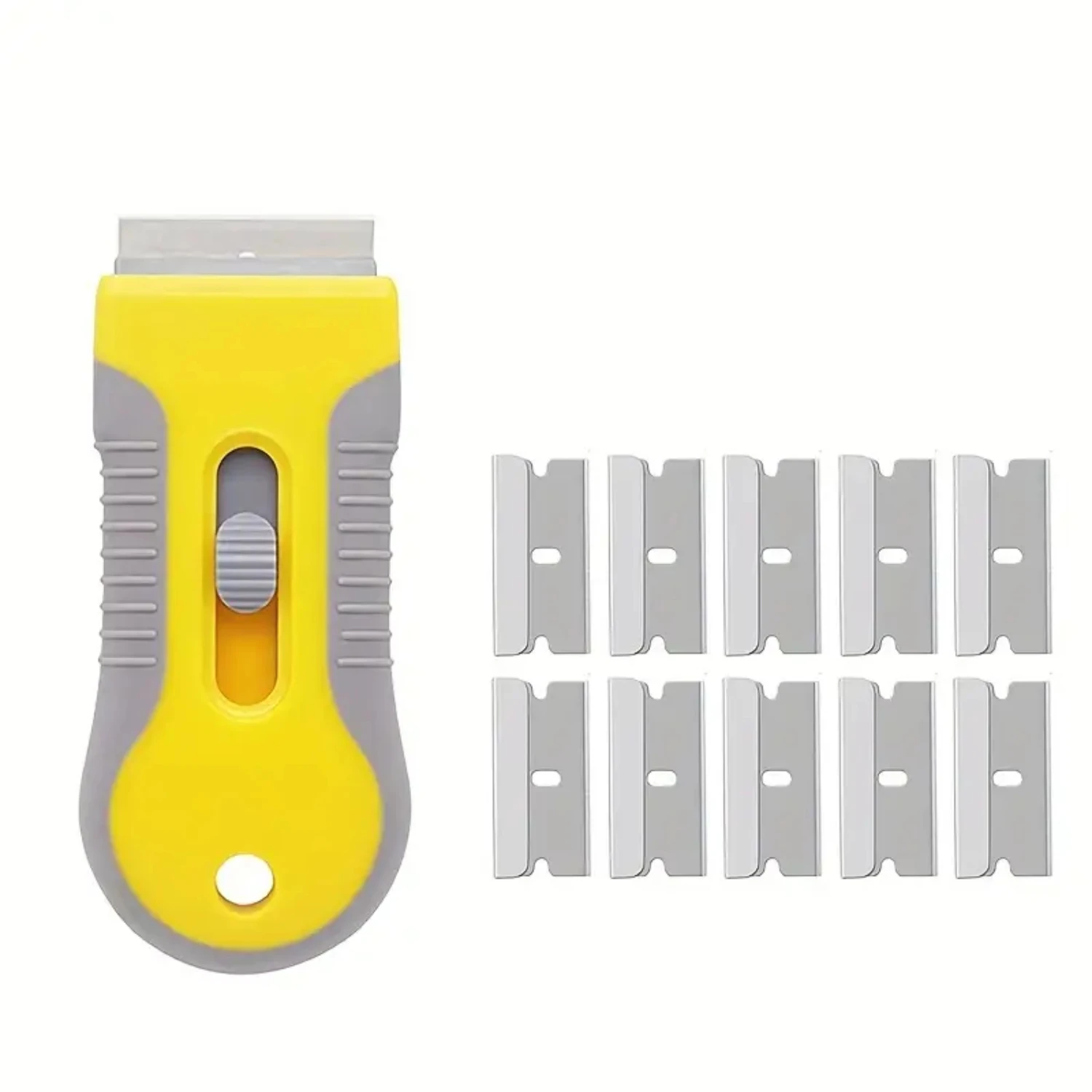 Durable Metal  Scraper Set - Versatile Tool  Easy Window and Glass Cleaning, Removes Stickers, Paint, Labels