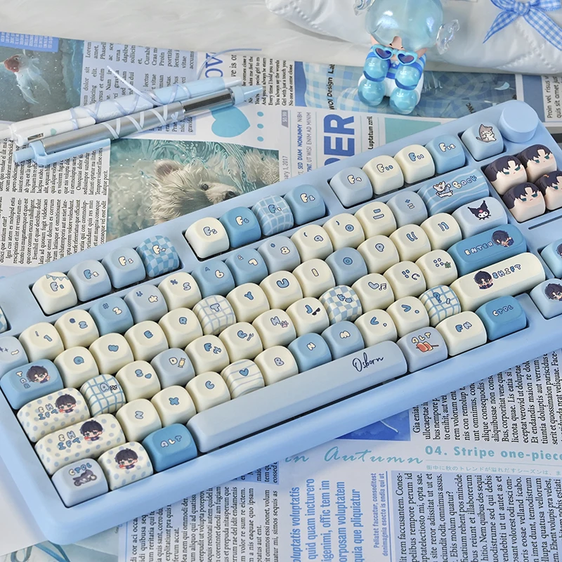 

Light and Night Love Xiao YiPBTFive-Sided SublimationMOAMagnetic Axis Customized Mechanical Keyboard Keycaps
