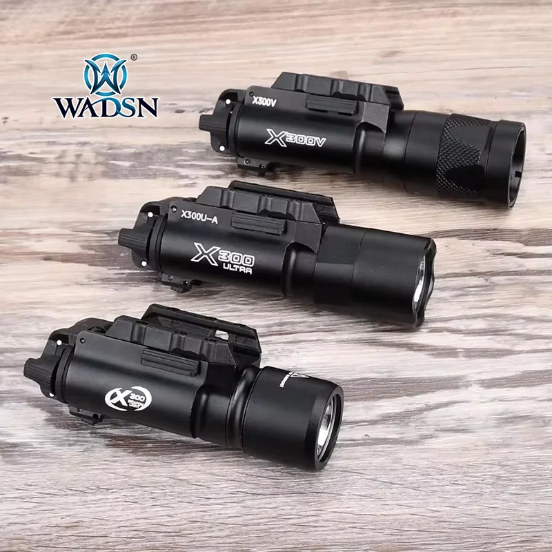 WADSN Tactical Surefir X300 X300U Ultra X300V Pistol Scout Light Rifle Airsoft Weapon Gun Strobe Flashlight Glock G17 19 Torch