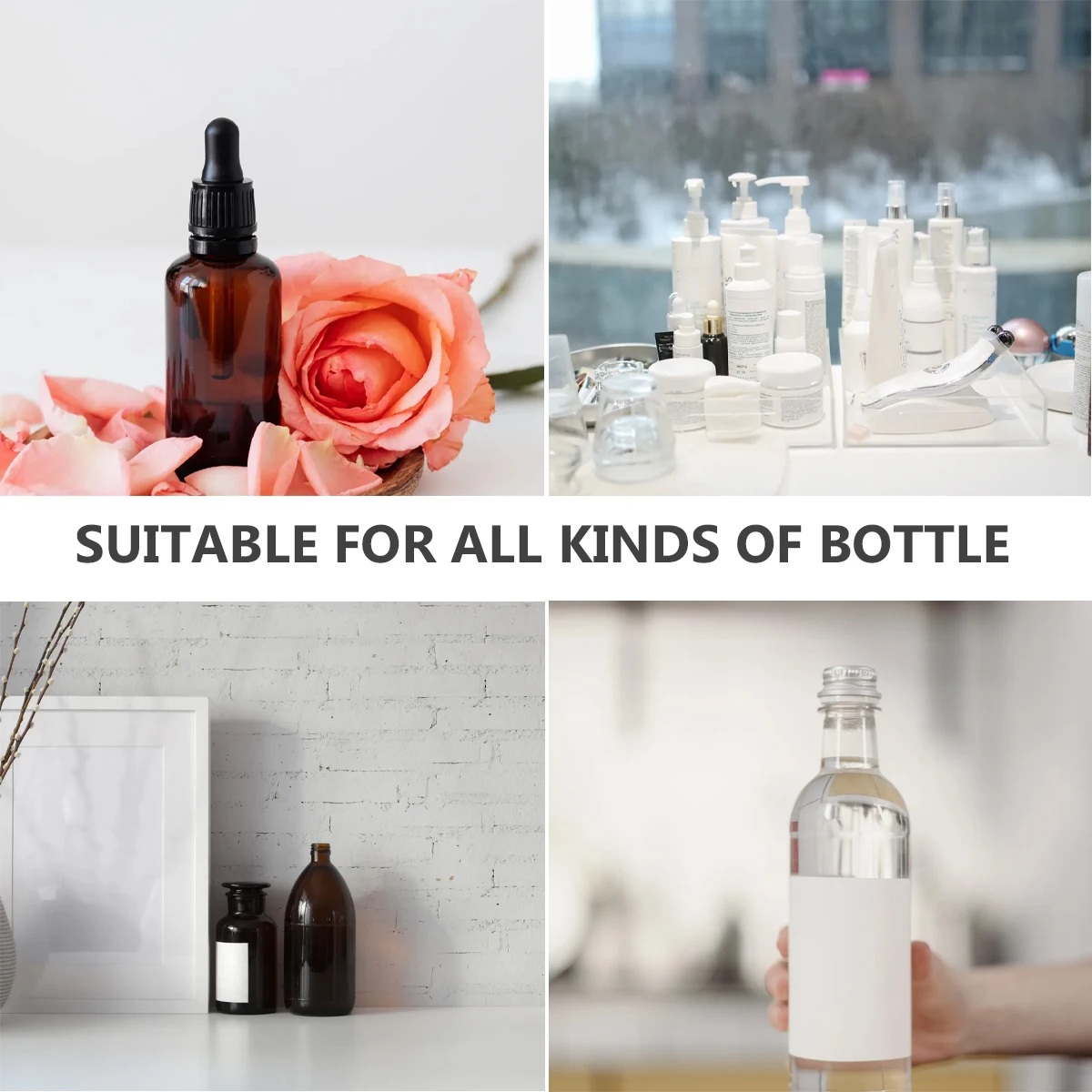 

5 Pcs Soap Lotion Dispenser Pump Replacement Plastic Bottle Pump Dispenser Head for Lotion Oil Shampoo Hand Soap Bottles Random
