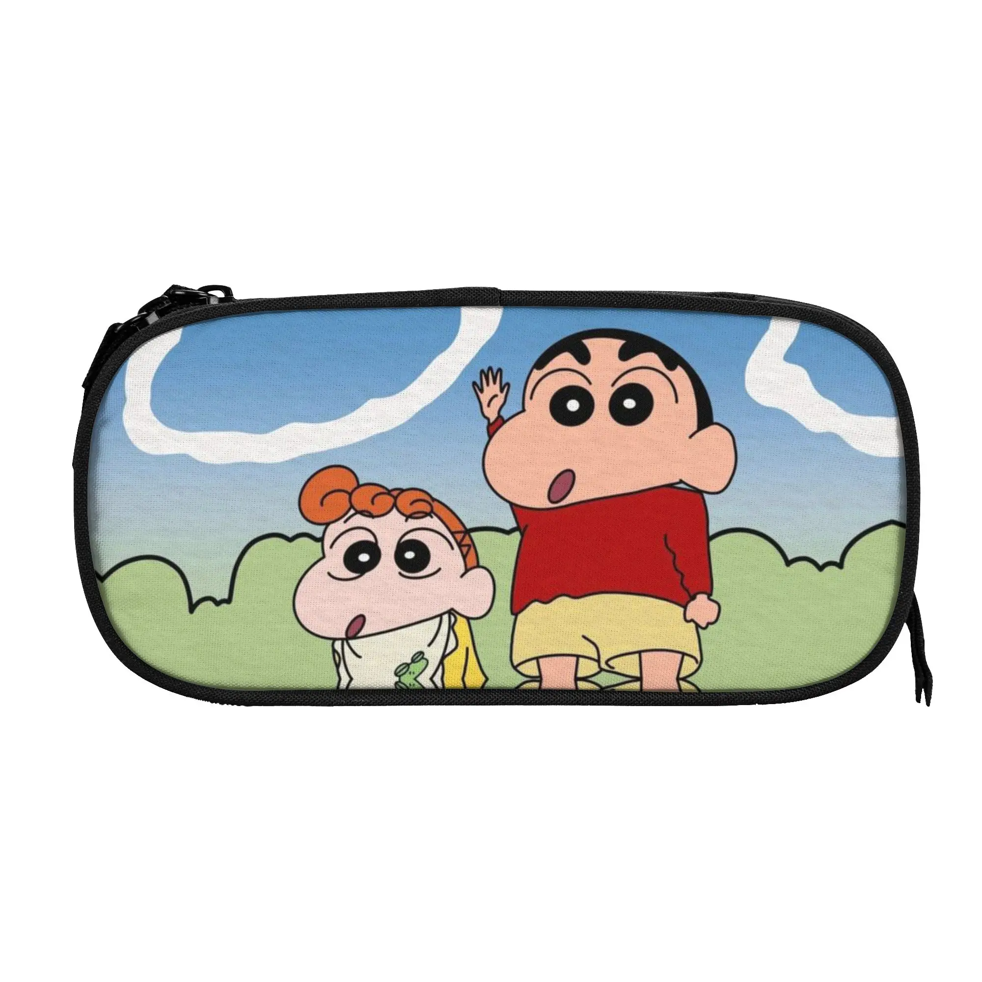 

1 piece Lightweight Cute Pencil Case Student Pen Bag Crayon Shin-chan School Pencil Pouch