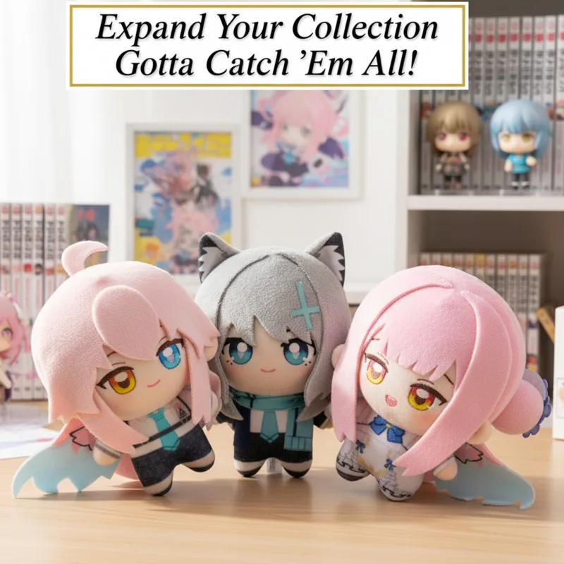 

Blue Archive Cotton Doll 10cm Shiroko Hoshino Hina Cute Plush Doll Y2K Anime Game Ins Mini Figure Nunu Starfish Body Pendant New