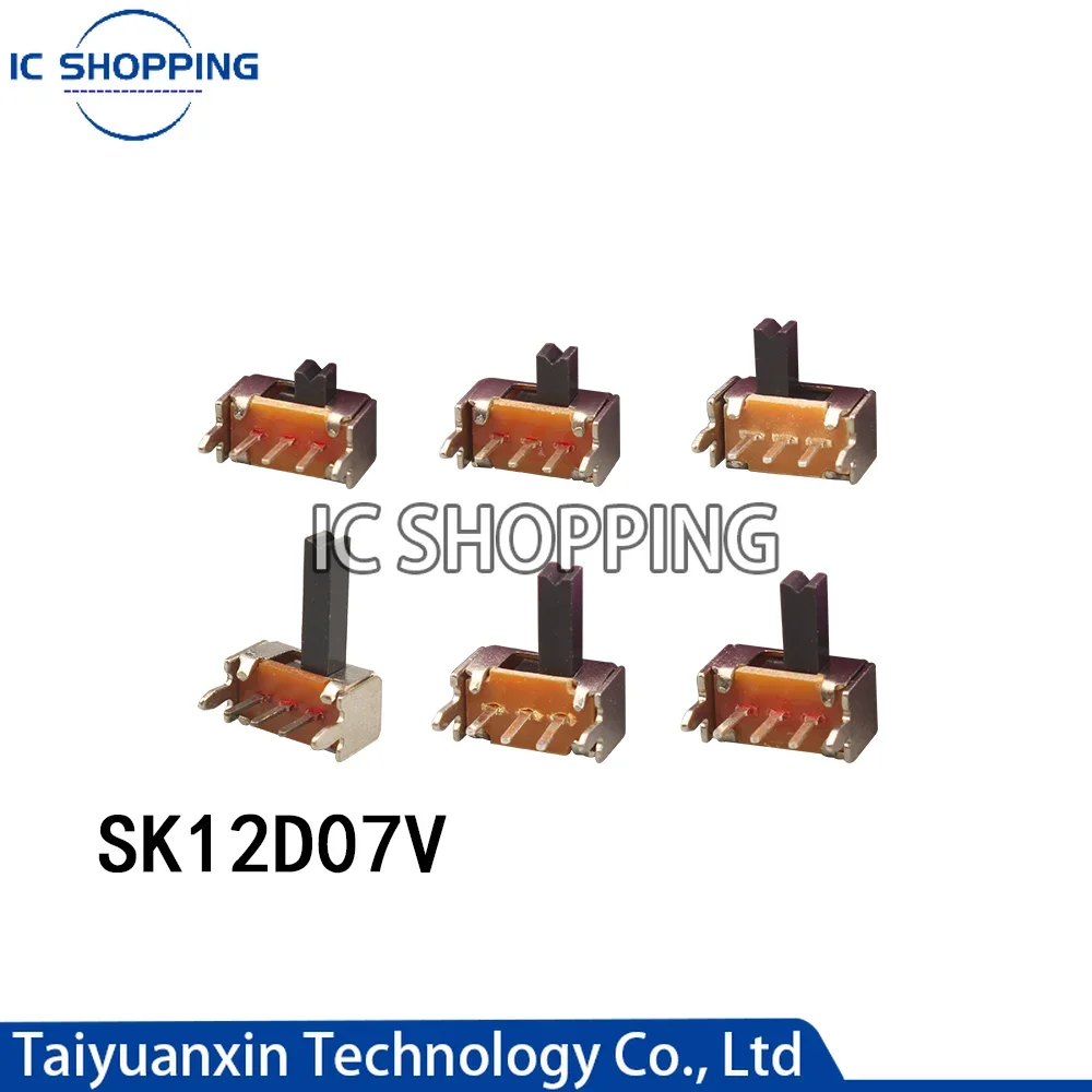 50PCS SK12D07VG2 SK12D07VG3 SK12D07VG4 SK12D07VG5 SK12D07VG6 toggle switch 1P2T SS12D07VG3 SS12D07VG4 SS12D07VG5 SS12D07VG6